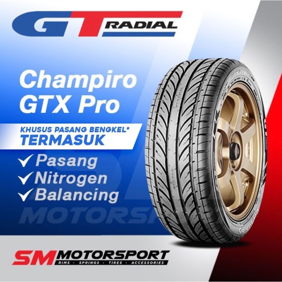 GT Radial Champiro GTX Pro 185 65 R13 Ban Mobil
