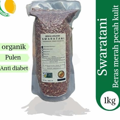 

beras merah pecah kulit/1 kali giling nUg