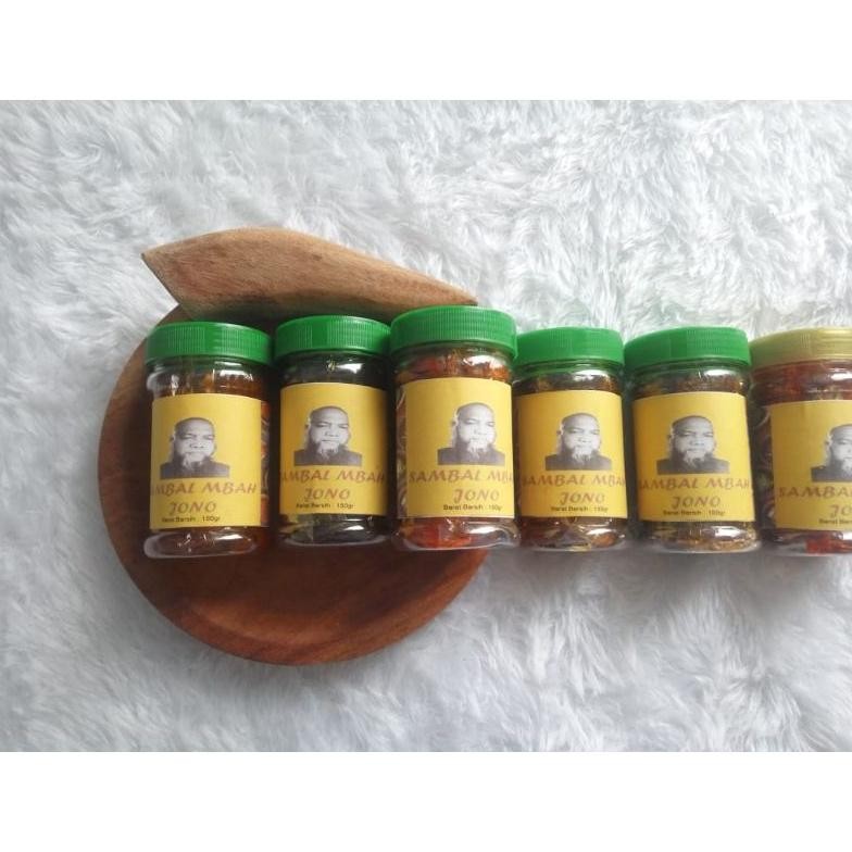 

Promo Spesial Sambal Mbah Jono(Cumi),150G.Promo Beli 3 Gratis 1