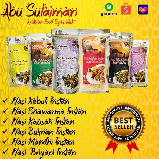 

Nasi Kebuli Mandhi Bukhari Shawarma Kabsah Briyani Instan Abu Sulaiman nUg