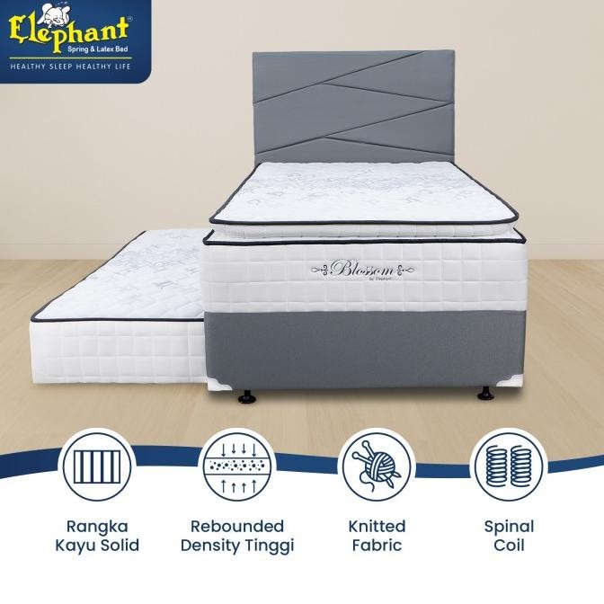 Kasur Springbed 2 In 1 Blossom Elephant