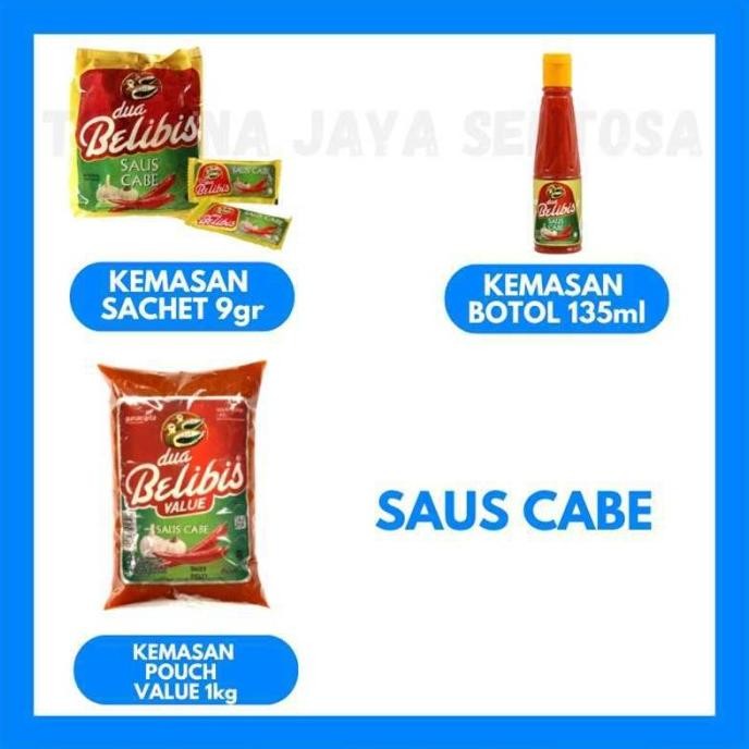 

Dua Belibis Saus Sambal Cabe Saos Tomat Sachet Botol Pouch Ori nUg