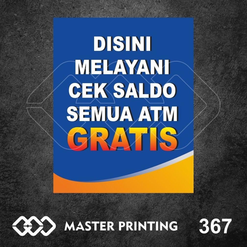 

[Cair] Stiker Di Sini Melayani Cek Saldo Gratis Semua ATM, Tahan Air, Termurah, dan Bisa Custom