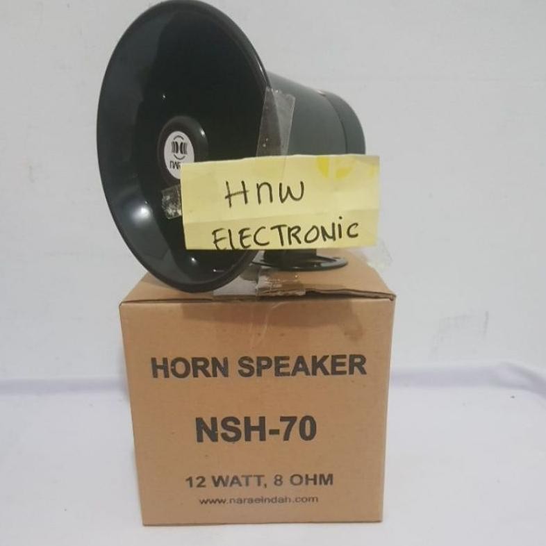 Pengeras suara Speaker horn speaker Narae NSH 70 12watt 12 watt corong toa kecil waterproof