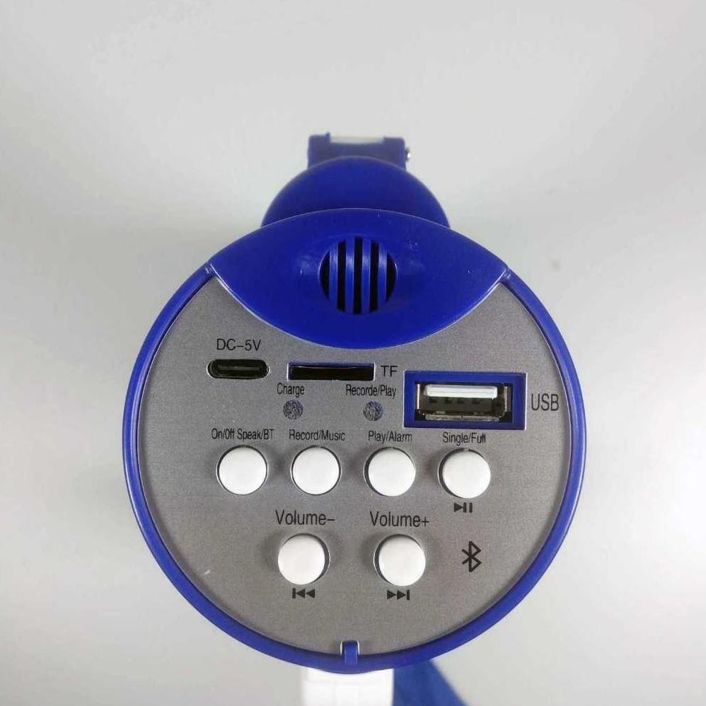 PUSAT Taffware Megaphone Bluetooth toa kecil pengeras suara untuk jualan keliling Fungsi Rekaman 518