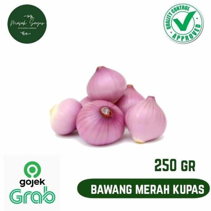 

bawang merah kupas 250 gram sayur segar nUg