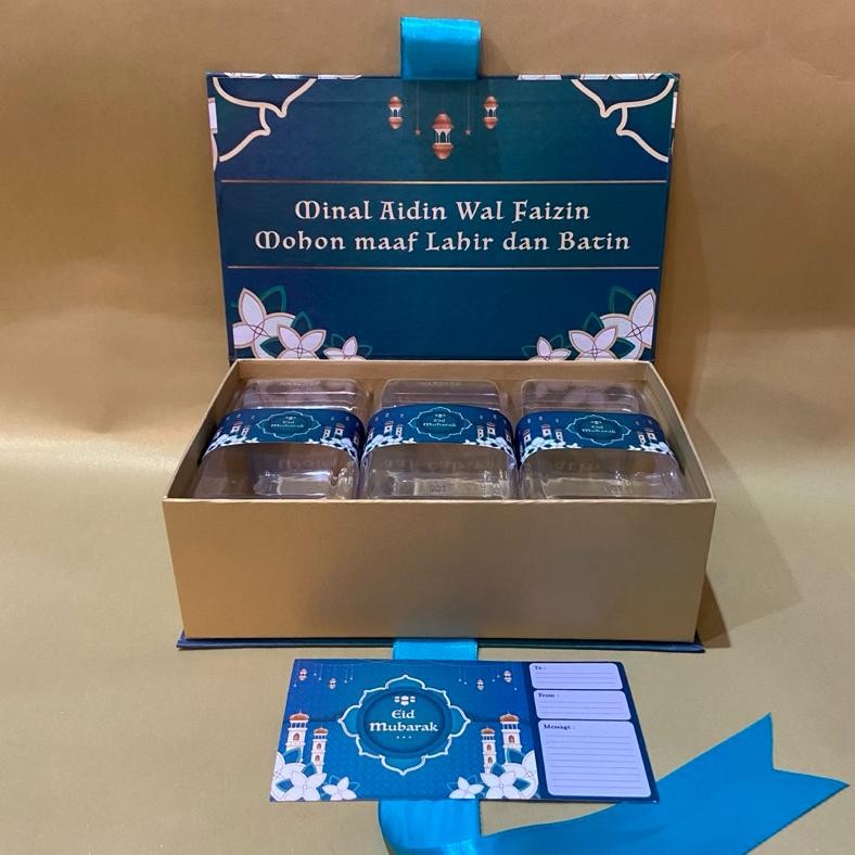 

Box Parcel lebaran model / Box kue kering IDUL FITRI/ Hampers hardbox LEBARAN / Box kue eid mubarak