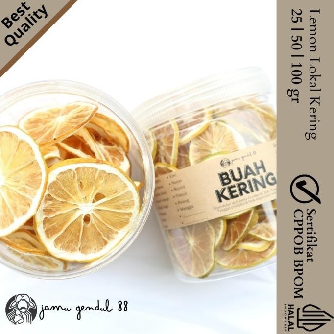 

Lemon Lokal Iris Kering Kualitas Premium - Dried Lemon Slices nUg