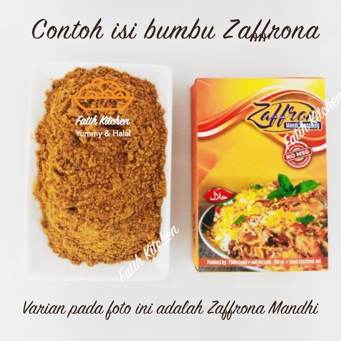 

Zaffron Bumbu Nasi Mandhi, Kabsah, Briyani & Kebuli 100 gr nUg