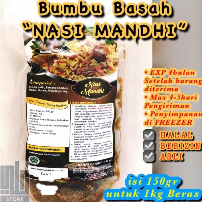 

BUMBU BASAH MANDHI Bumbu Masak Nasi Mandi Mandy Racik Praktis Instant nUg