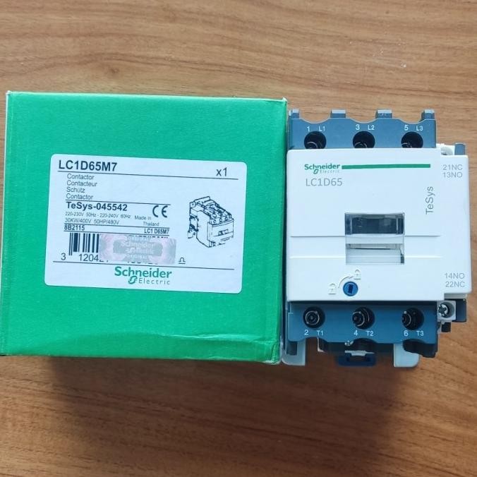 Kontaktor  Lc1D65 Contaktor  Lc1D65 / Lc1D65M7 220V New Stok