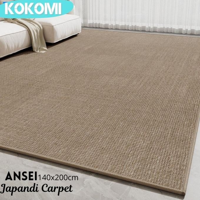 KOKOMI Karpet Ansei Ukuran Besar 140x200 Ruang Tamu Karpet Besar Japan