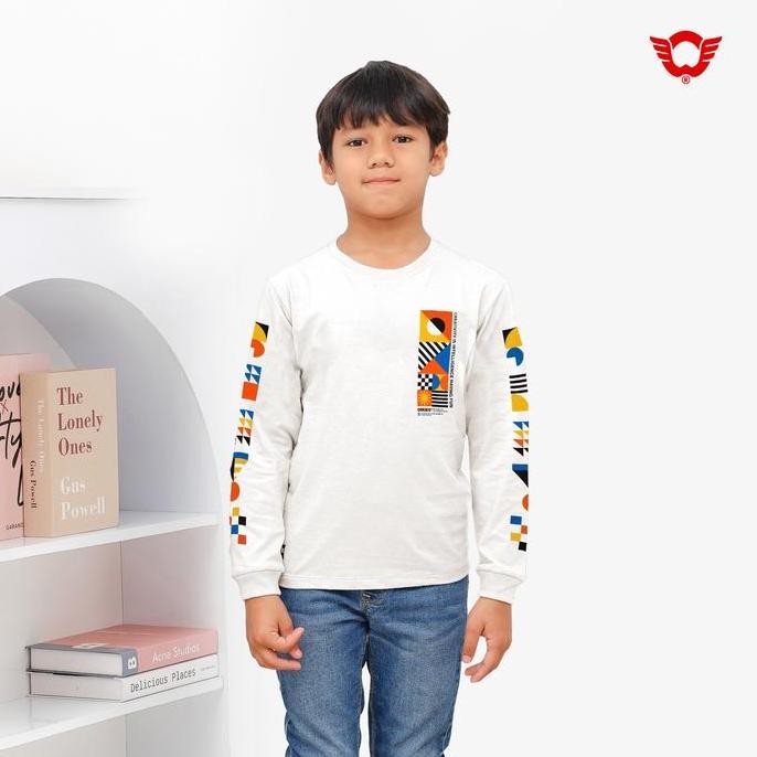 Geraigo- Orkids Kaos Lengan Panjang Anak Laki Laki Orkids Baju Panjang Fashion Anak Havun Bw Fashion