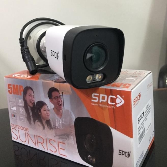 Grosir Spc Sunrise Outdoor Fullcolor 5 Mp / Cctv Camera Colorvu