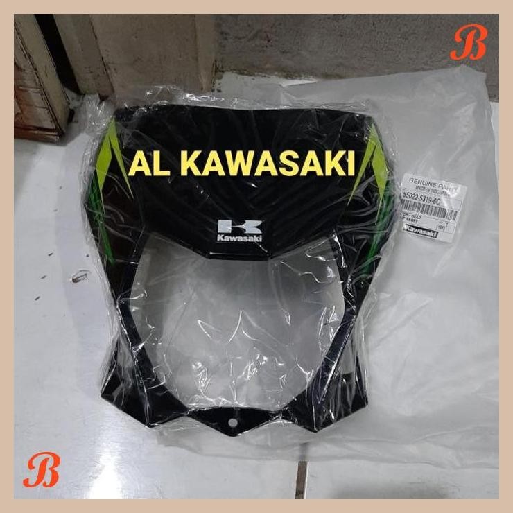 [ALK] BATOK LAMPU DEPAN COVER HEADLAMP DEPAN KLX150 KLX 150 BF HITAM ORI
