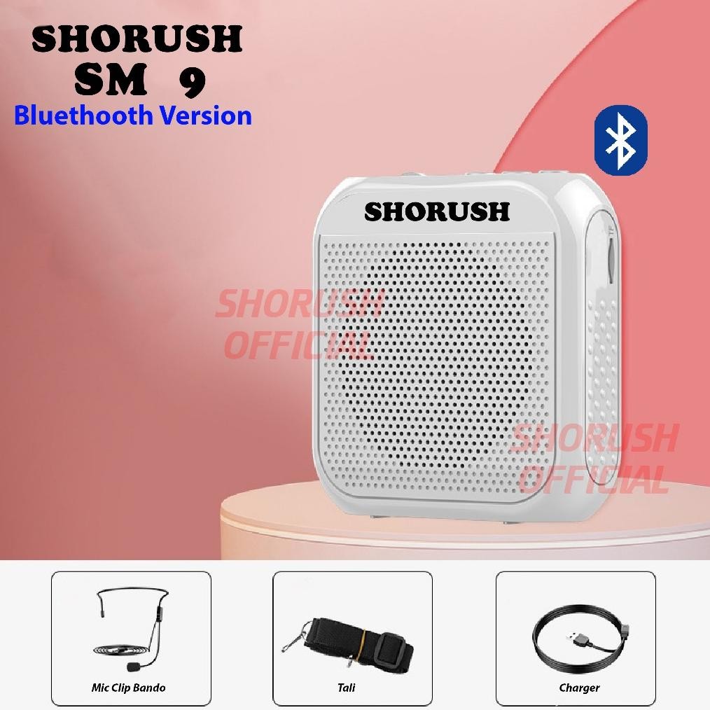 Speaker Megaphone Mini Guru Tour Guide Pidato Speaker Pinggang Dengan Kabel Audio Mic Headset