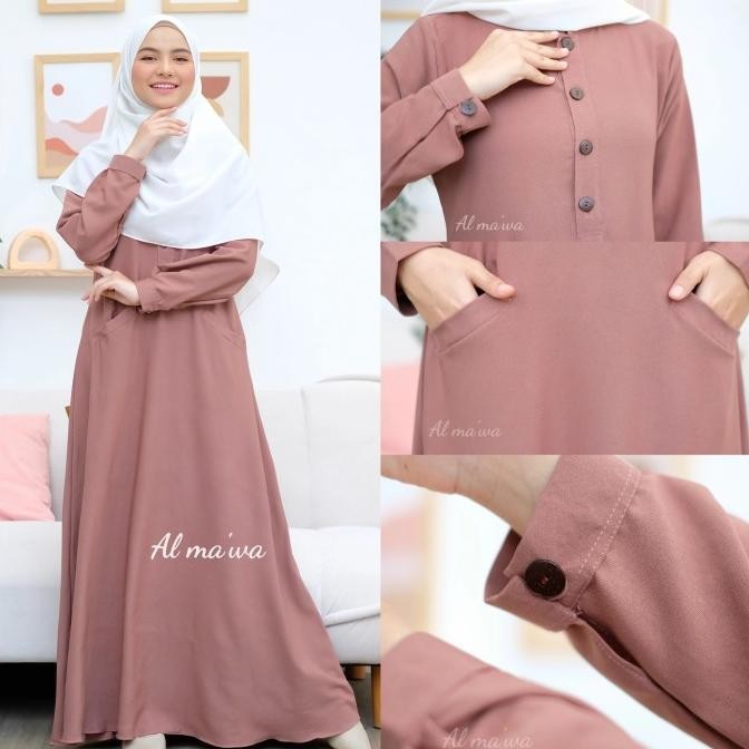 BARU Gamis basic bahan torino