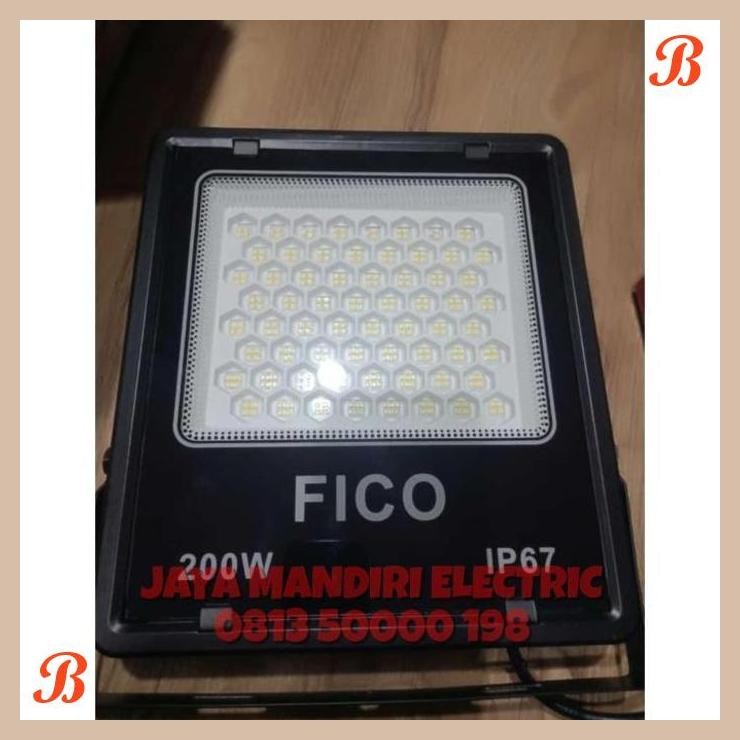 [JME] LAMPU SOROT LED FICO 200WATT / FLOOD LIGHT LED 200W 200 WATT
