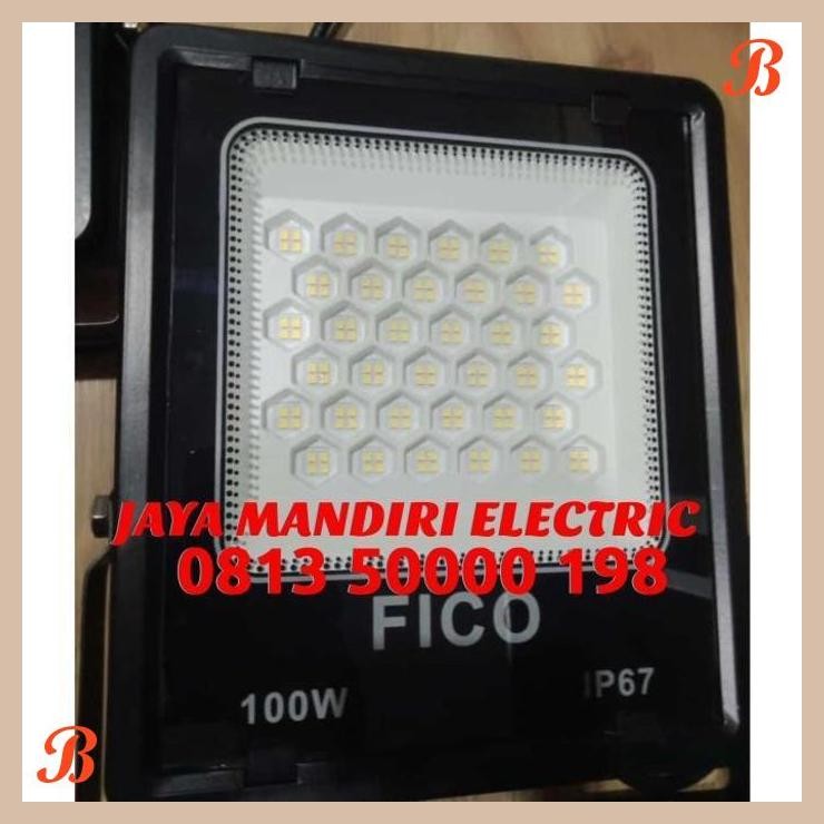 [JME] LAMPU SOROT LED FICO 100WATT / FLOOD LIGHT LED 100W 100 WATT