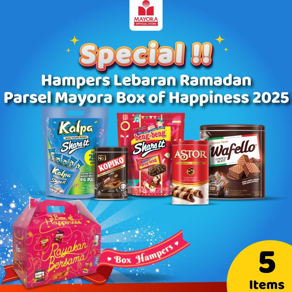 

Hampers Lebaran Ramadan Parsel Mayora Box of Happiness 2025
