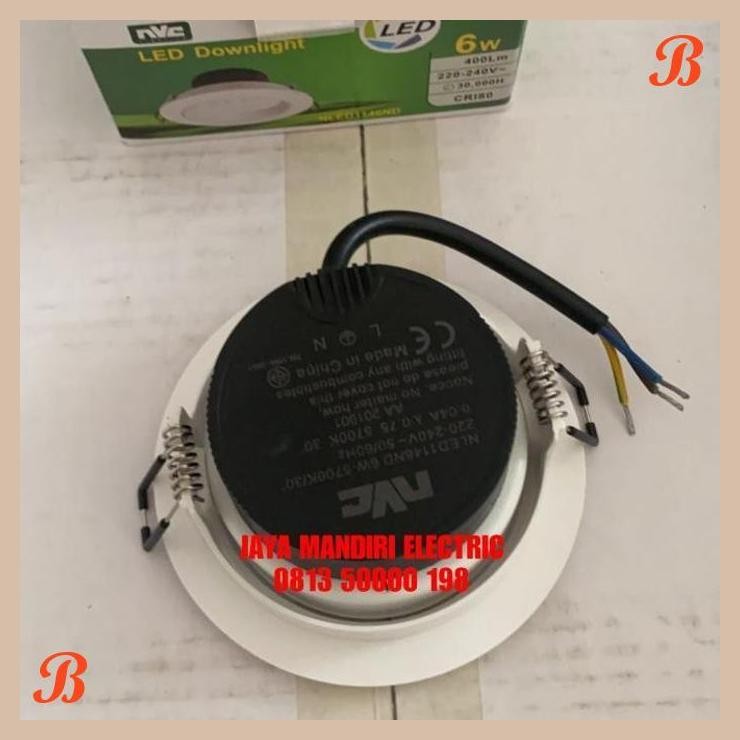 [JME] LAMPU DOWNLIGHT LED NVC 4W 6W / LAMPU NVC LED COB 4WATT 6WATT