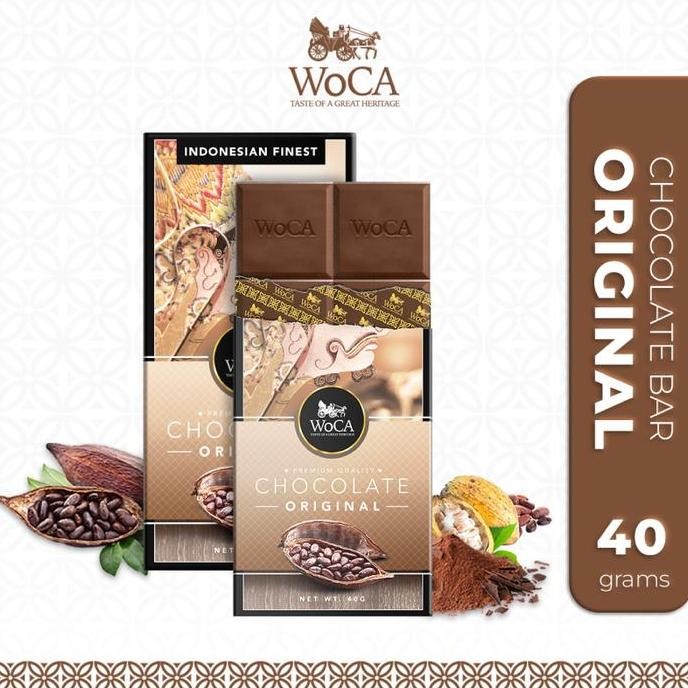 WoCA Premium Chocolate Indonesian Finest Original 40 gr nUg