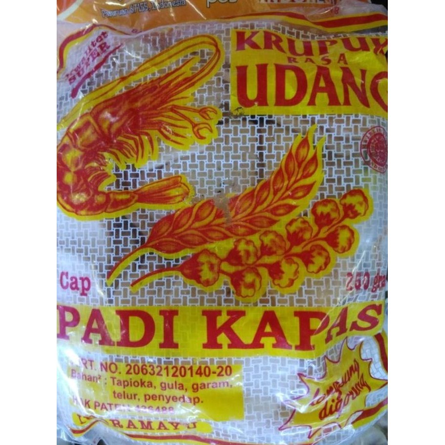 

KERUPUK UDANG PADI KAPAS nUg