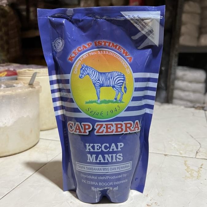 

Kecap Zebra 550ml refill nUg
