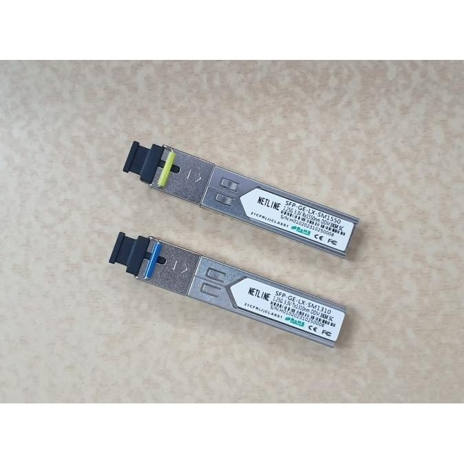 Netline SFP Fiber Optic Tranceiver SC 3KM 1.25Gbps