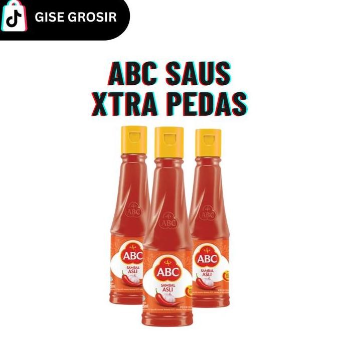 

3 Botol Saus Sambal asli ABC Extra pedes 135 ml Rp. 21.000 nUg