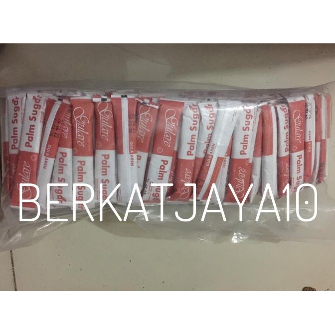 

Gulare Palm Sugar Stick repack isi 50 pcs x 7gr Gula Aren Sachet Stik nUg