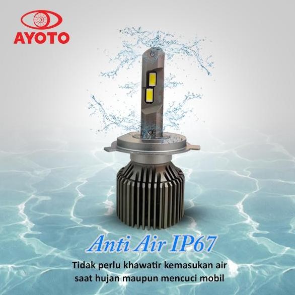 Sale Ayoto Lampu Soket H4, A3-H4, 45 Watt, Garansi 1 Tahun Car