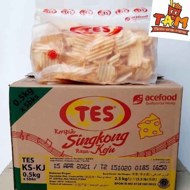 

CHUBA Keripik Singkong TES Singkong Keju 500 Gram - Tam Snack nUg