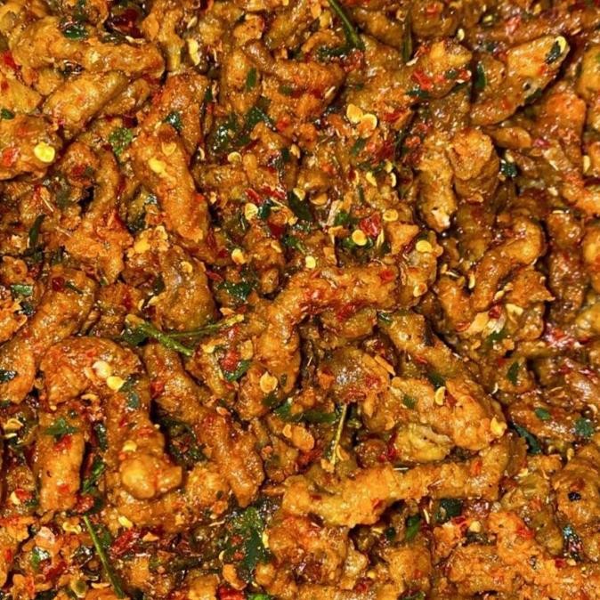 

Usus ayam crispy pedas daun jeruk 1kg kripik usus krispi renyah kriuk nUg