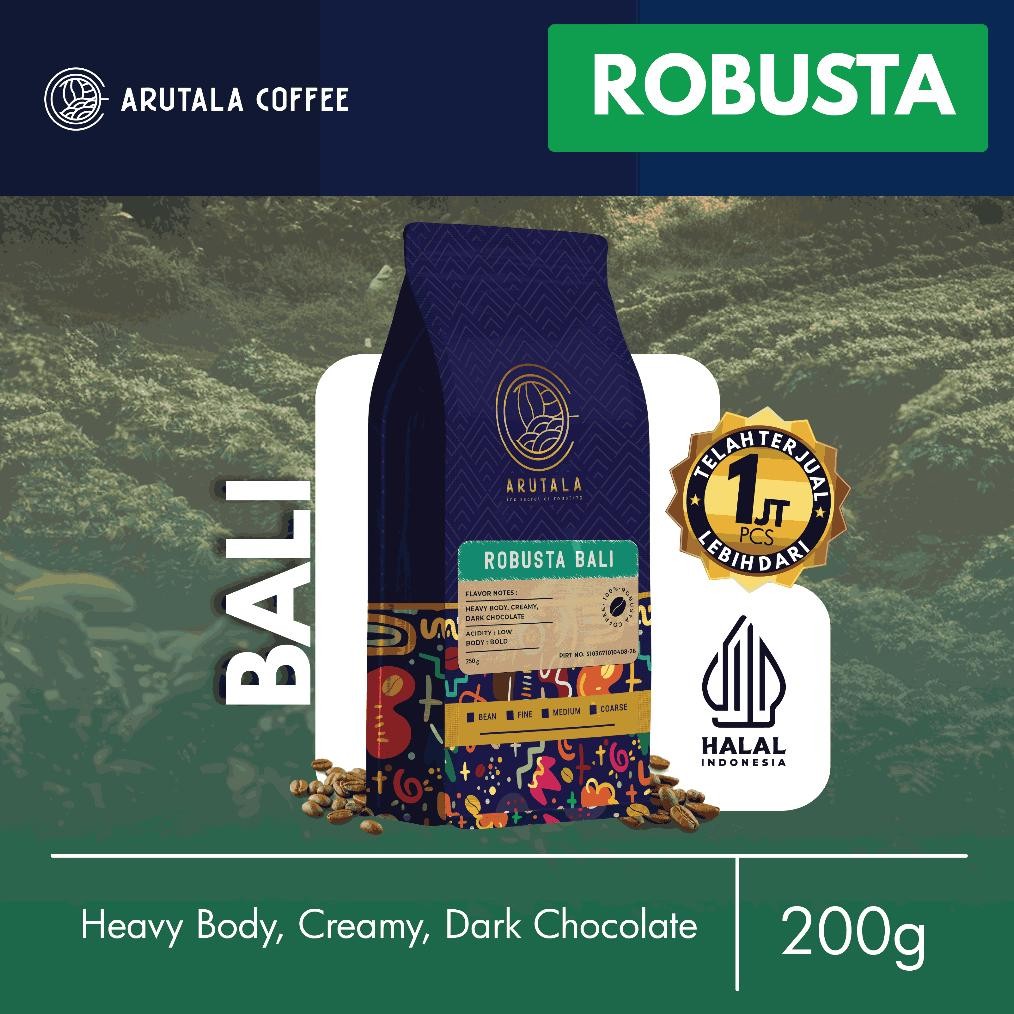 

ARUTALA kopi Bali Robusta 200 gram