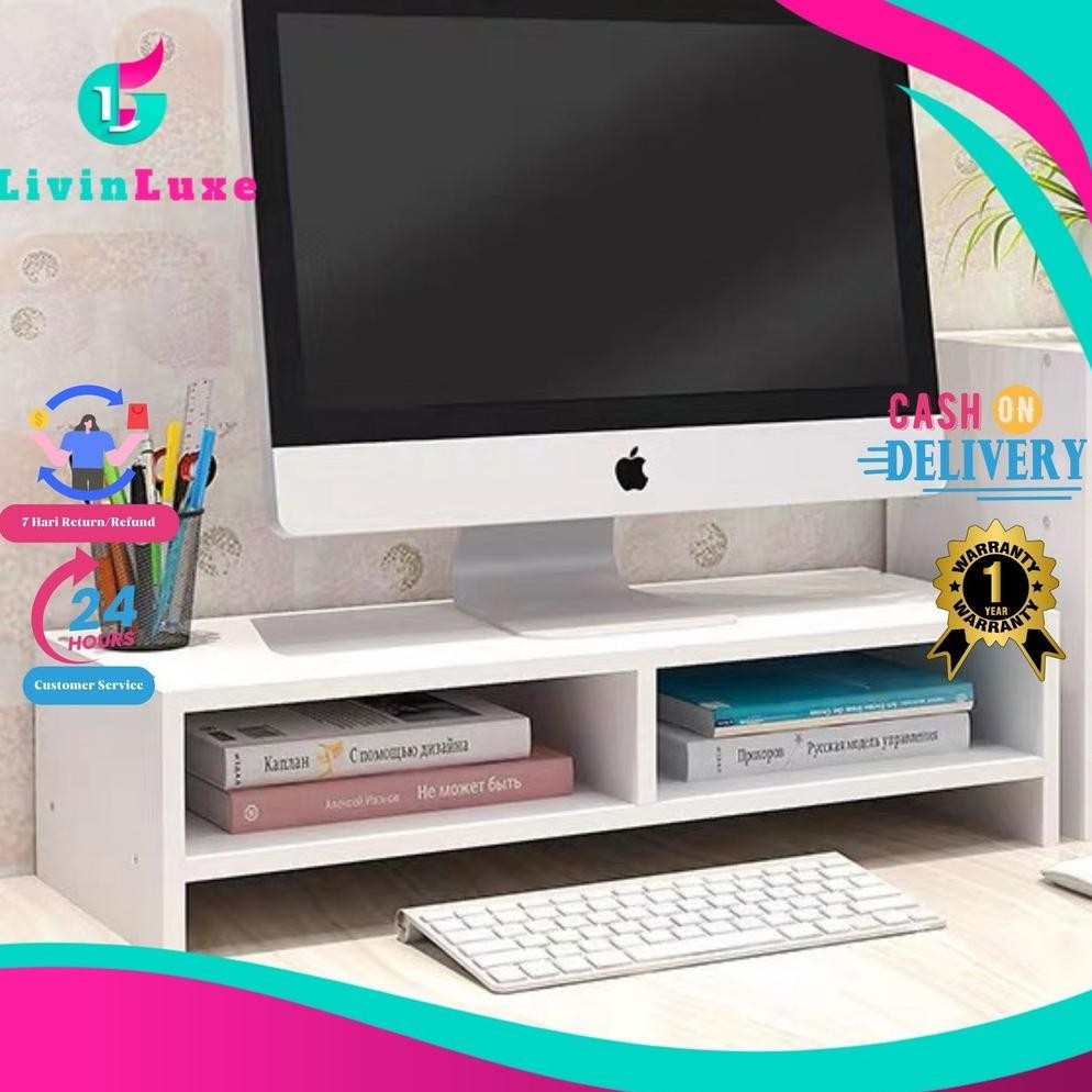 

LIVINLUXE - RAK MEJA TATAKAN LAPTOP SERBAGUNA MINIMALIS / ALAS LAPTOP DESK ORGANIZER