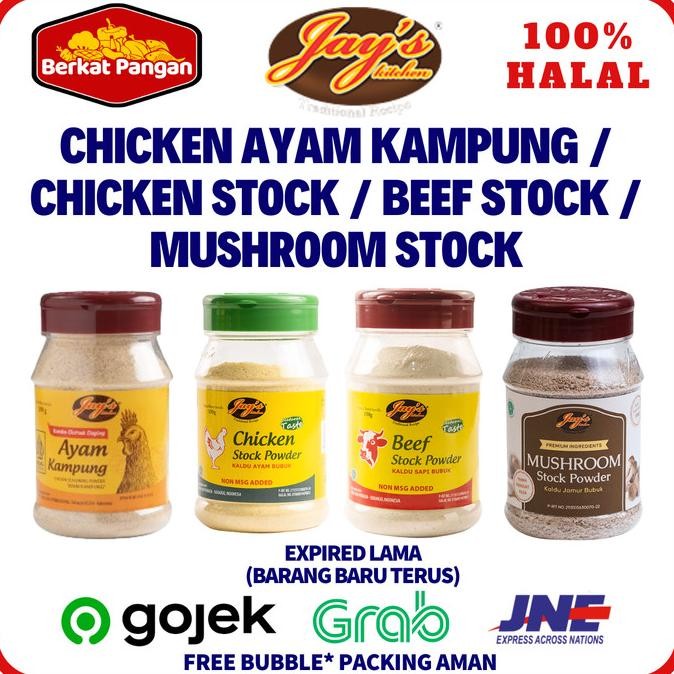 

Jay's Chicken Stock Beef Stock Powder / Jays Kaldu Ayam Kaldu Sapi nUg
