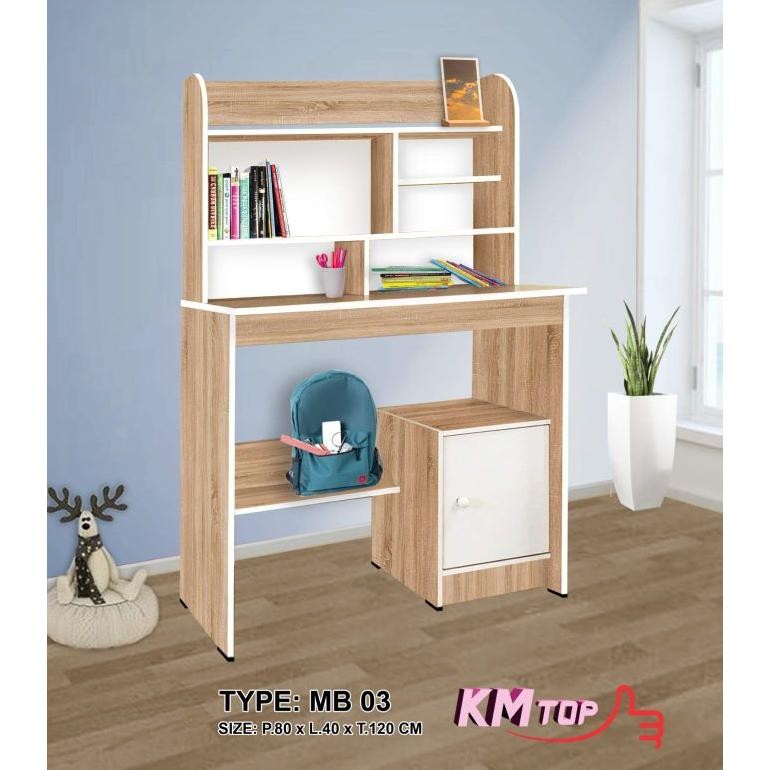 

MEJA BELAJAR ANAK / RAK BUKU MODERN MINIMALIS - MB 312 / MCR 80