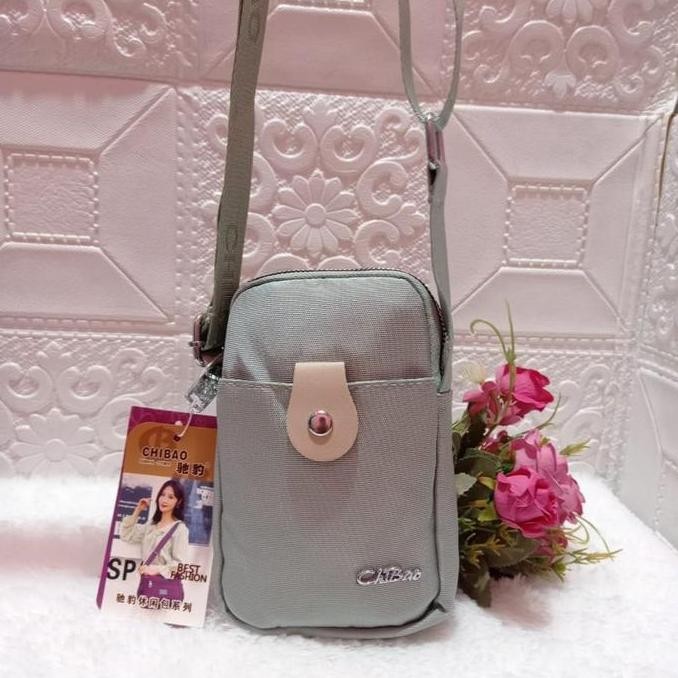 Dearglow- Tas Selempang Mini Wanita Pouch Hp Chibao Import 1666 Kanvas