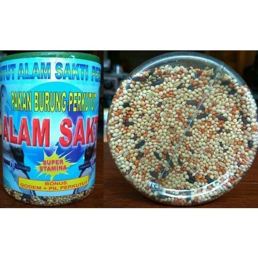 Mega Sale HRN-813 PERKUTUT ALAM SAKTI 1 TOPLES PAKAN MAKANAN BURUNG PERKUTUT KUTUT CAMPURAN LENGKAP 