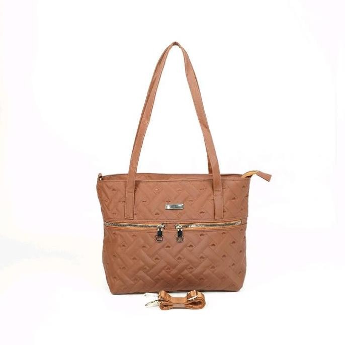 Nevarastore- Hezta Zm Totebag Resleting Tas Selempang Wanita Tas Bahu Wanita Tote Bag