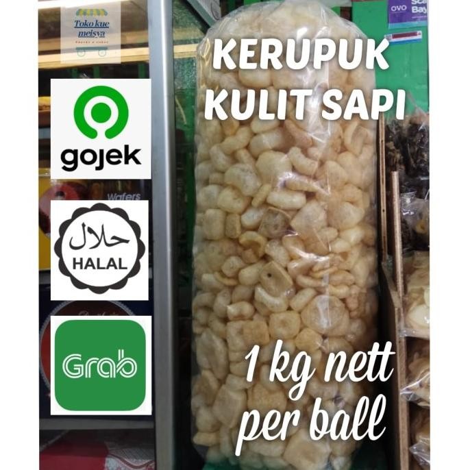 

Murah Kerupuk Kulit Sapi / Jangek / Rambak 1 Kg / Dorokdok
