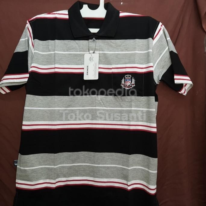 Laris Kaos Domino Krah Kantong Depan Dewasa Kaos Pria Domino Uk All Size