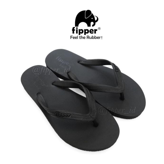 Murah Sandal Fipper Basic For Man - Black