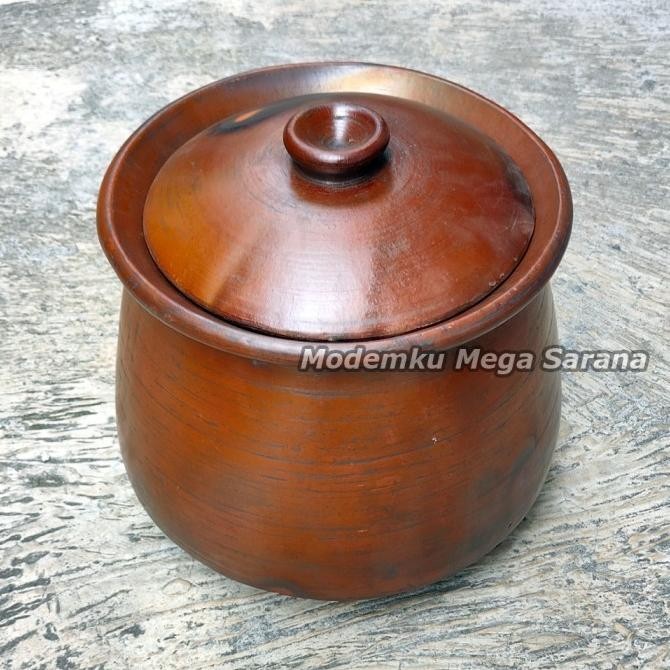Hemat Kuali Besar Jumbo Tanah Liat Gerabah Kuwali Kwali Periuk Belanga Dandang Alat Masak Memasak Gu