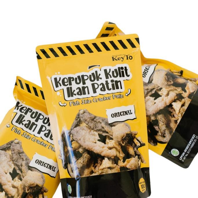 

Sale Kerupuk Kulit Ikan Patin Gurih Rasa Original Dan Pedas Asin Asam Enak