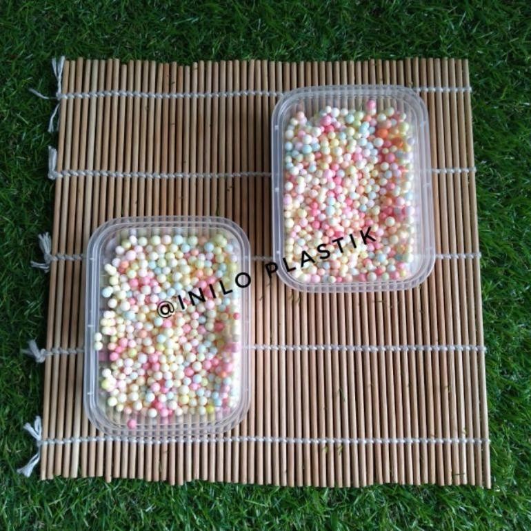 COD GA24 @25 pcs Thinwall DM 200ml Rect / Kotak Makan DM 200 ml Murah Berkualitas