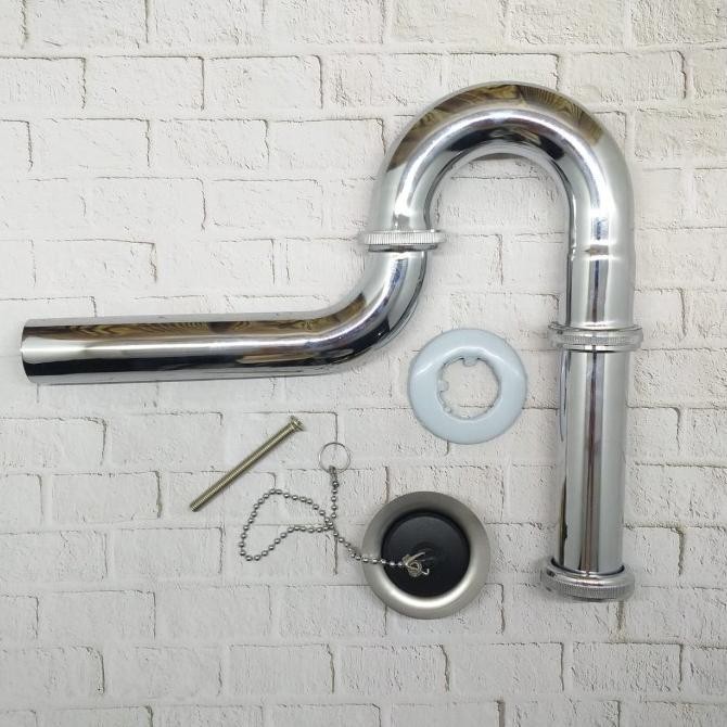 Sifon angsa saringan afur wastafel cuci tangan Volk SA-01