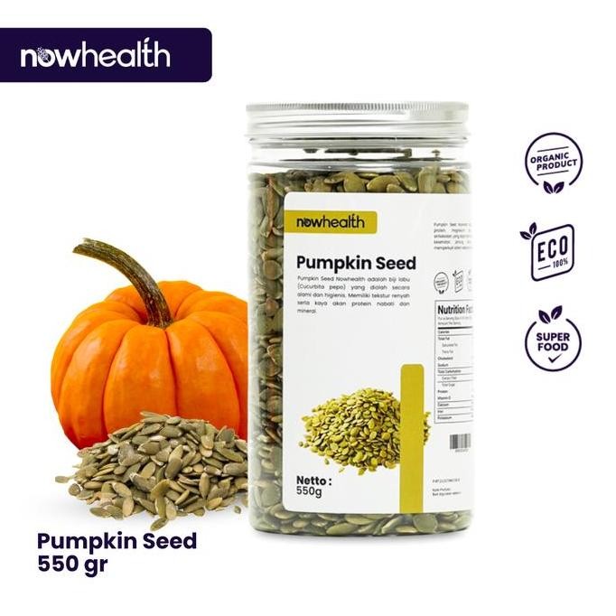 

Grosir Pumpkin Seed 550 Gr Nowhealth Biji Labu Kupas Organik