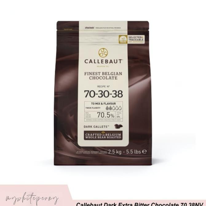 

Callebaut Dark Extra Bitter Chocolate 70% 38NV 100 gram repack liquid